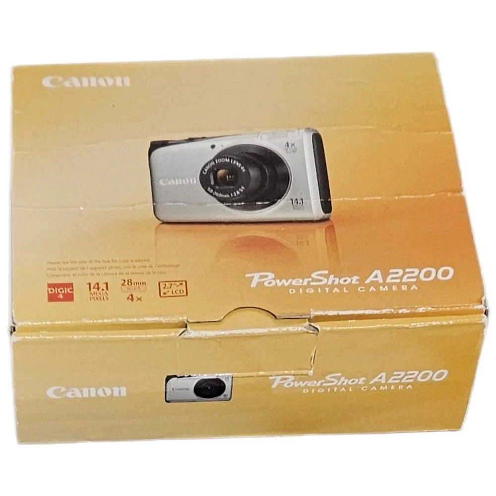 Canon Power‎ Shot A2200 Digital Camera Box & Accessories Only NO CAMERA